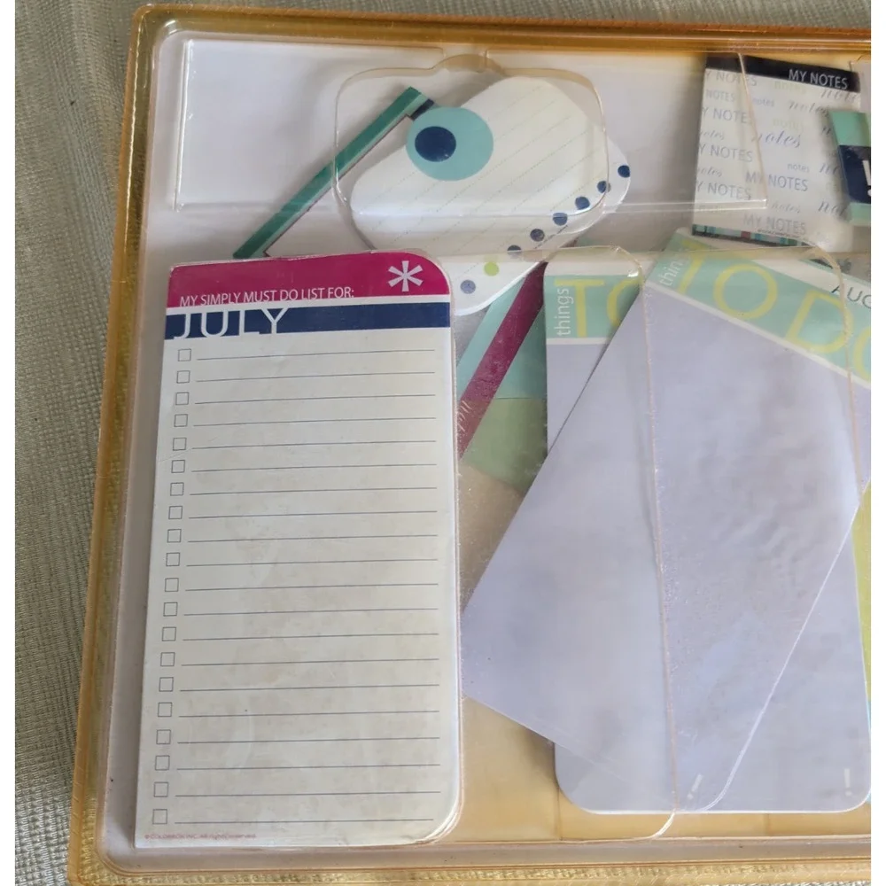 COLORBOK YEAR'S WORTH OF LIST PADS Over 35 Pieces: magnetic bookmarks stationery
